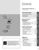 Panasonic TCL32C22OM TV Operating Manual